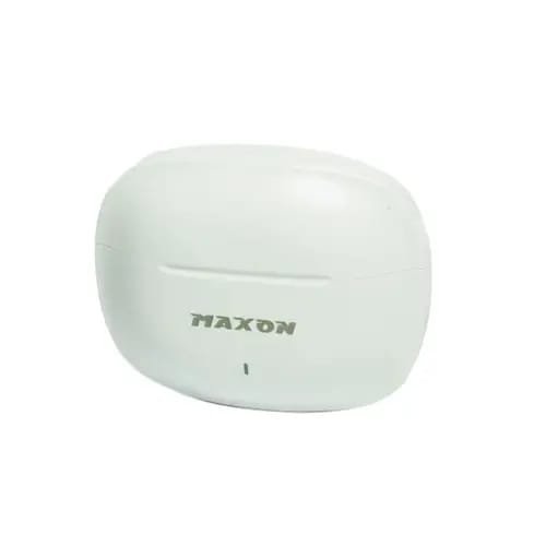 M331 Theater | Maxon Air Wireless TWS Earbuds | Pearl White Stem Design | Bluetooth 5.3 | ENC Mic | 30H Playtime | Deep Bass | Lightweight Comfort | Type-C